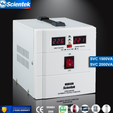 2000va Servo Motor Voltage Stabilizer AVR Automatic Voltage Regulator